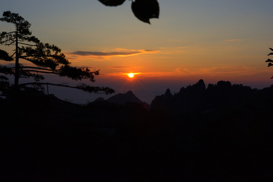 黄山日出