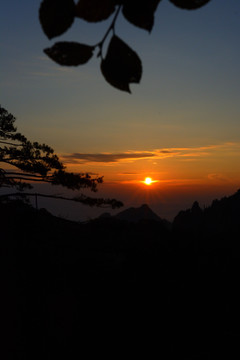 黄山日出