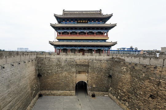 忻州古城古城墙城楼