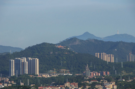 泉州高山城镇风景