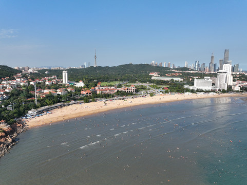 青岛汇泉湾海水浴场