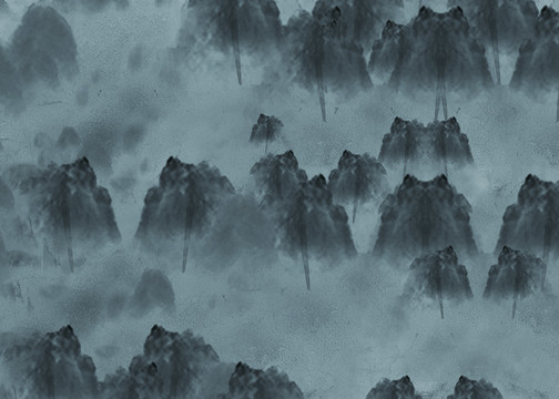 山水裝飾畫