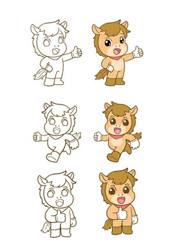 卡通小馬