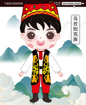 卡通烏孜別克族