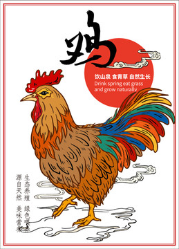 生肖雞海報