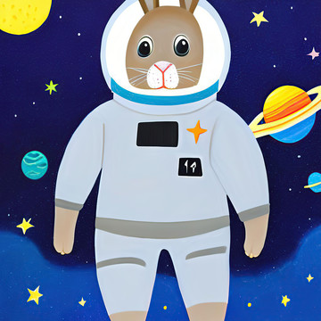 宇航员兔子