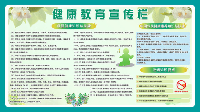 健康教育宣傳欄