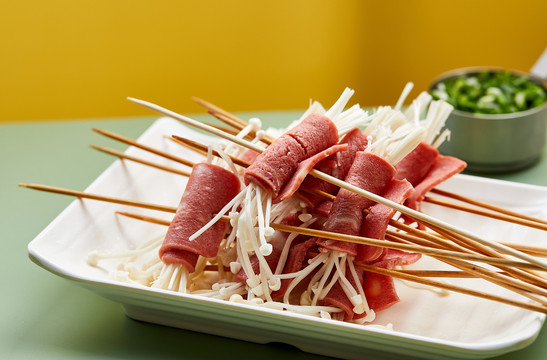 培根金針菇串