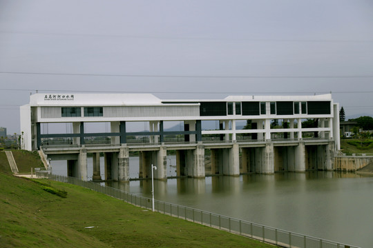 河道口水闸