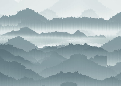 禪意山水畫