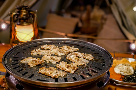 户外露营烤肉野炊野餐