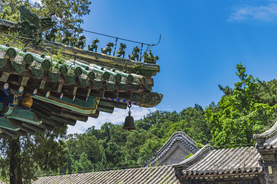 北京门头沟区潭柘寺景区风光