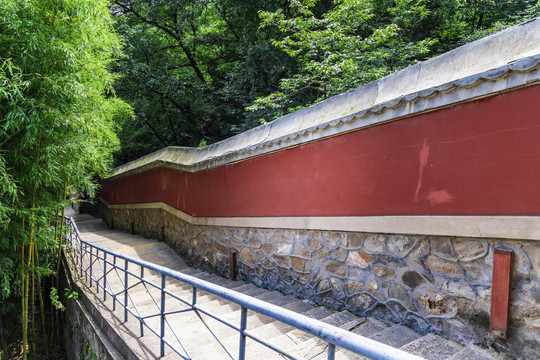 北京门头沟区潭柘寺景区风光