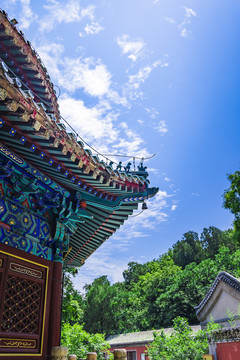 北京门头沟区潭柘寺景区风光