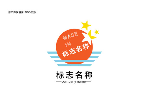 学校班徽标志logo