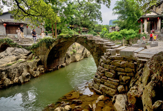 广西黄瑶古镇景观