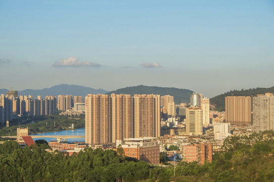 南安溪美城市风景