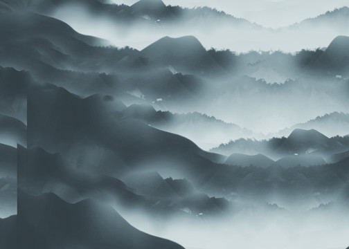 山水裝飾畫