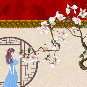 工筆花鳥