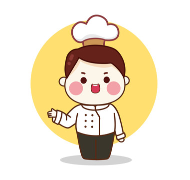 卡通小廚師