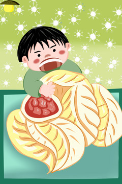 吃餃子