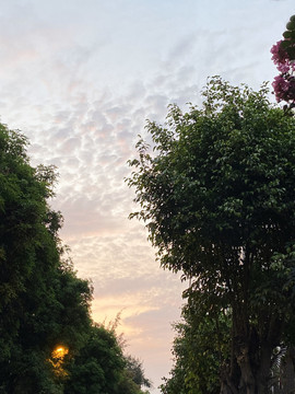 晚霞天空风景