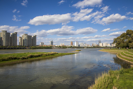 吉林市松花江风光