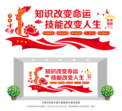 職業(yè)教育形象墻