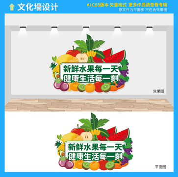 水果文化墻
