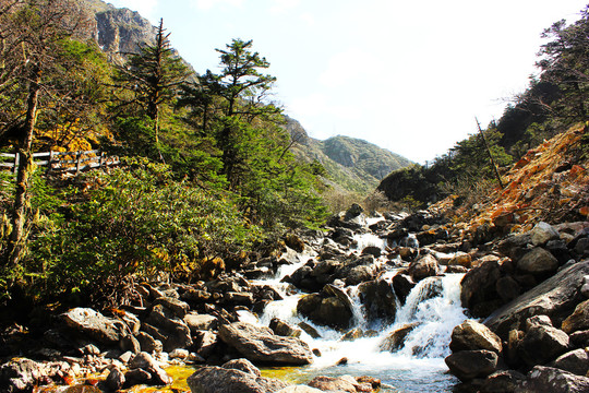 山水河流