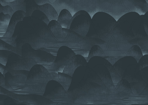 山水裝飾畫