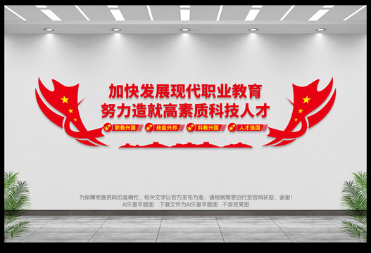 職業(yè)教育文化墻