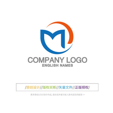 M字母logo