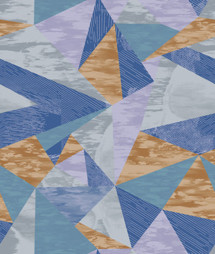 几何现代地毯图案