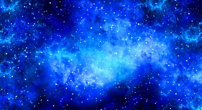 藍色星空背景