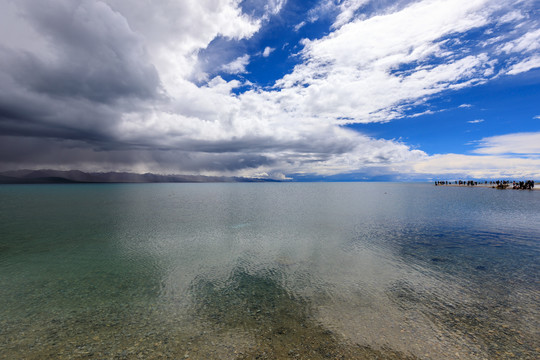 西藏拉萨纳木措咸水湖圣湖