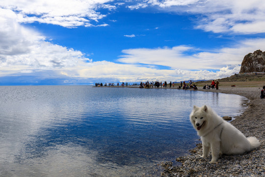西藏拉萨纳木措咸水湖圣湖