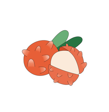 手繪荔枝