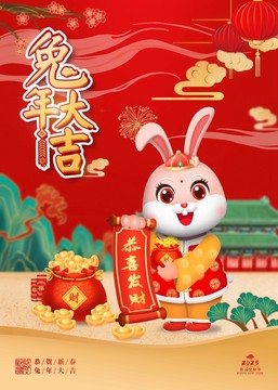 兔年年畫