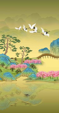 國潮屏風(fēng)隔斷