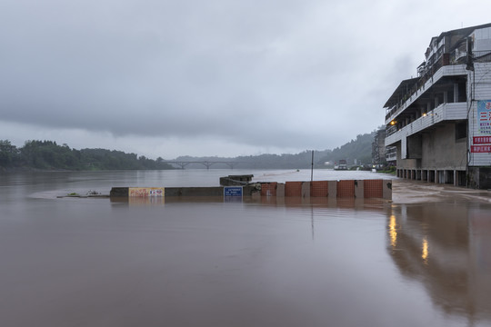 渠江洪水