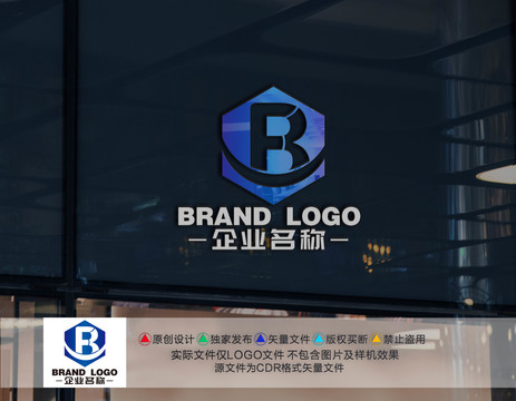 BF字母标志FB字母LOGO