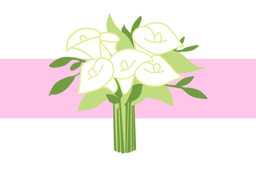 手繪手捧花
