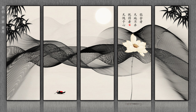 線條裝飾畫(huà)