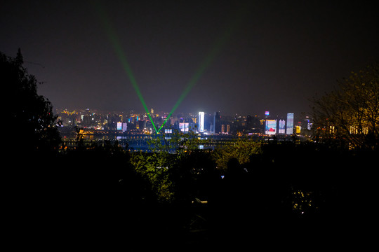 岳麓山夜景