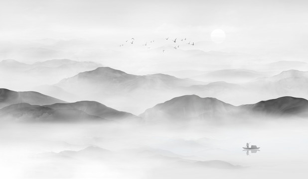 水墨山水
