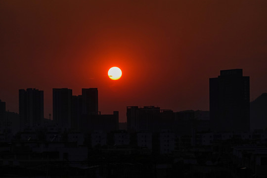 夕阳黄昏