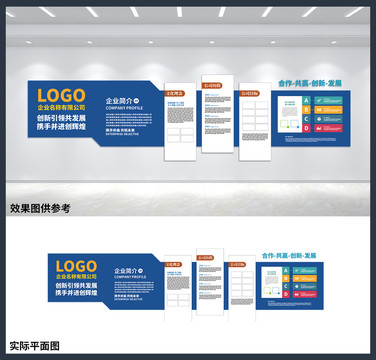 公司企業(yè)簡(jiǎn)介宣傳展板文化墻