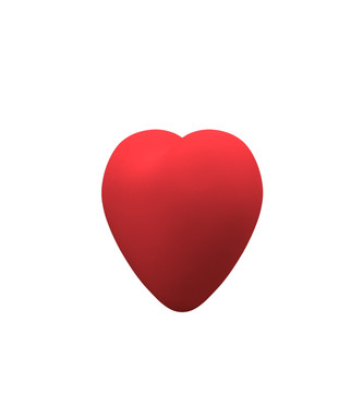 3D心型图浪漫大红心形