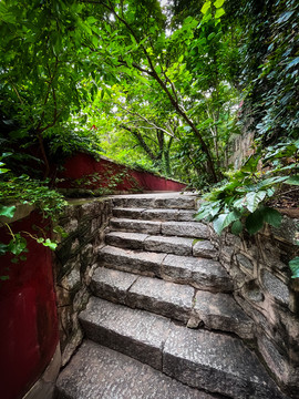 天津盘山风景区天成寺